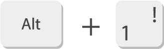 alt+1